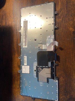 The keyboard has the P/N on the white sticker....