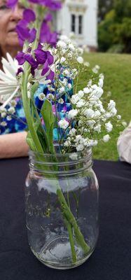 A bouquet of flowers for my dog's caretakers at Dogs Will Play!