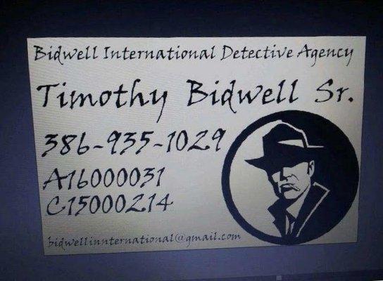 Bidwell International Detective Agency