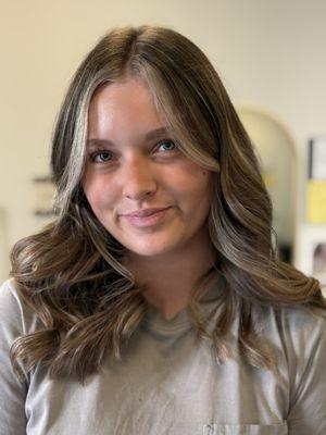 After cut, color and highlights