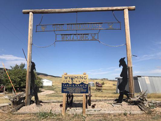 Less than 10 miles off I90 off the Aladdin, WY exit.