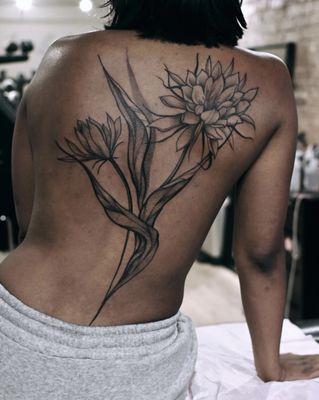 Floral tattoo