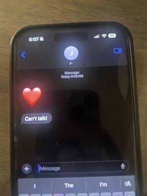 Her text to my EX fiance Michael.