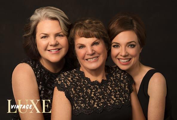 Three generations of gorgeous women!