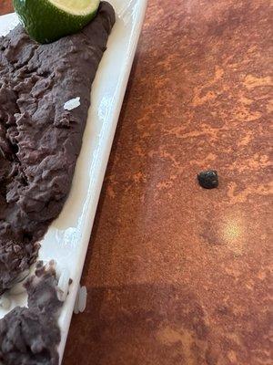 Rock in the beans