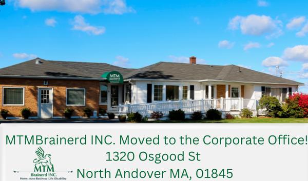 MTMBrainerd INC. moved to 1320 Osgood St North Andover, MA 01845