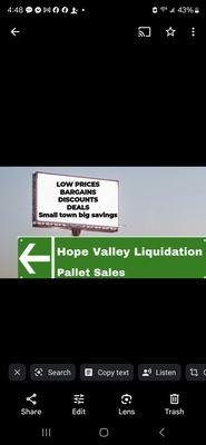 Hope Valley Pallet Liquidation Sales