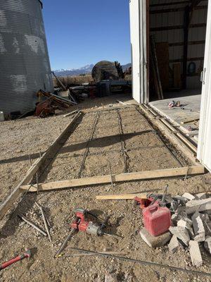 Adding additional concrete pad