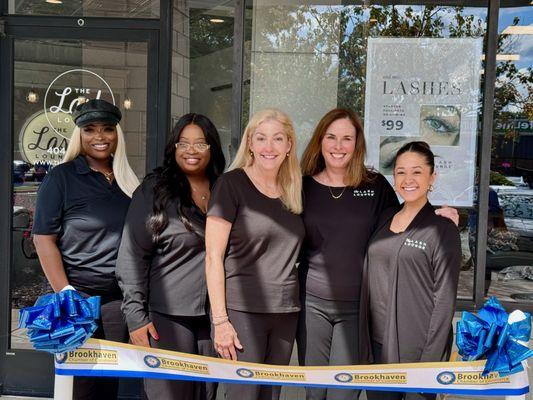Ribbon cutting ceremony with Brookhaven Chamber of Commerce