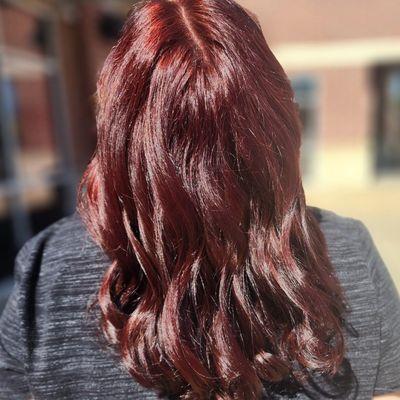 Vibrant red hair vibes Red hair color