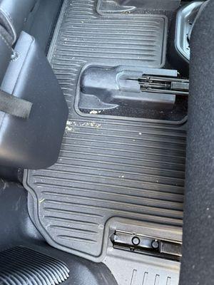 After the wash and vacuum (rear seat area)