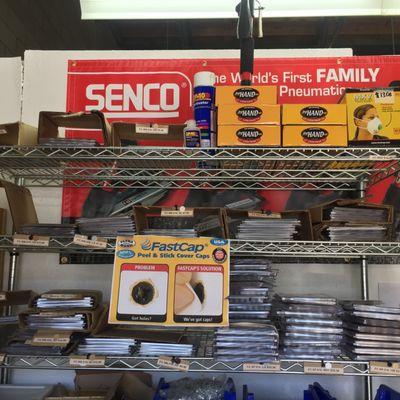 SENCO AND FASTCAP PRODUCTS AVAILABLE