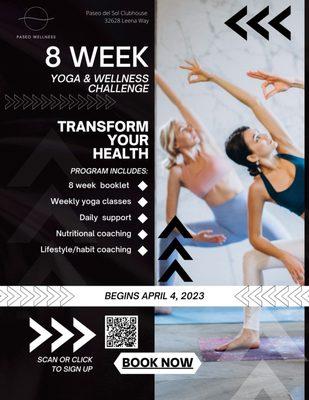 8 week yoga and wellness program