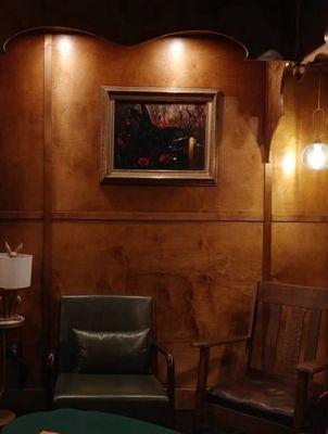 Cozy corner to enjoy a glass of wine or your coffee