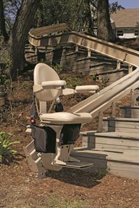 Outdoor Curve Stair Lift