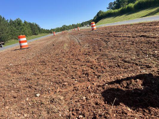 Finishing up this sod job in Richland , GA
