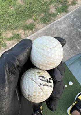 TERRIBLE range balls. Probably the worst at any range I've ever been to.