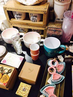 Excellent spot for bridal gifts!