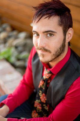 At my parent's house with a friend!