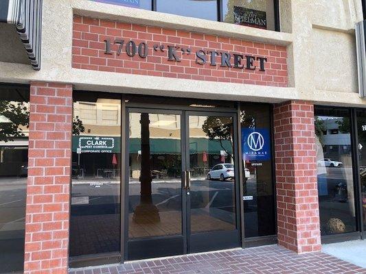 Central Cal Management's Office outside of K Street.