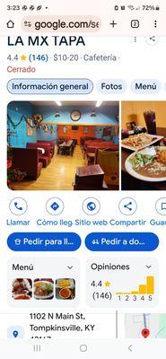 La tapatía mexican restaurante and groseri store