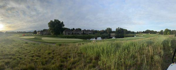 Great morning for some golf