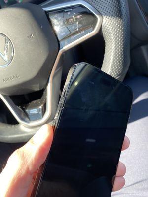 Seal popping out on the side.