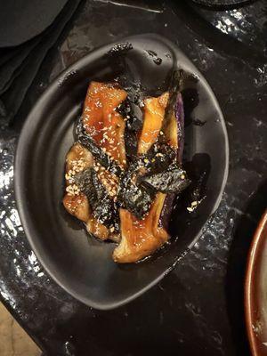 Vegan eel (eggplant)