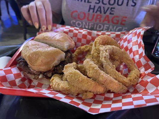 Mushroom Swiss Burger