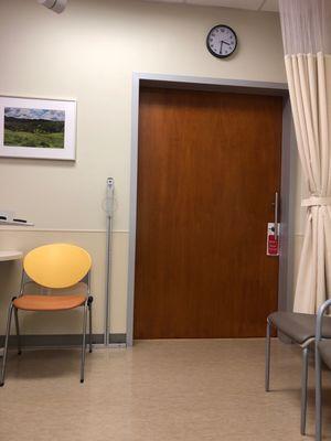 Exam room view