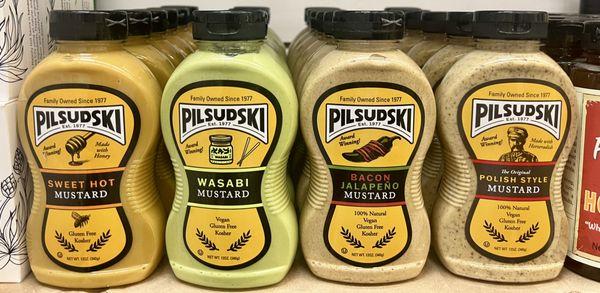 Customers asked for this so they didn't need to drive all the way to Bass Pro for it. Ta-da!! We got you. Pilsudski Mustards available now.