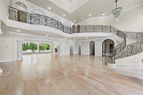 Real Hardwood Installed throughout