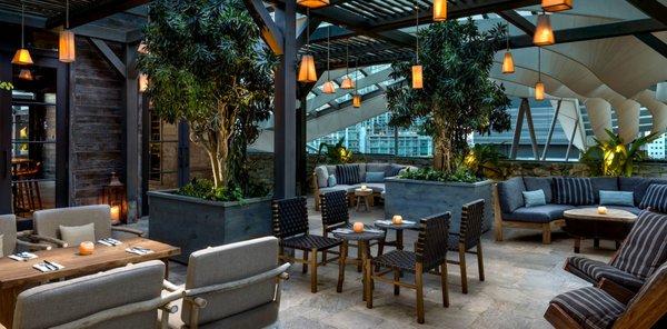 Custom Goat Hide Lamp Shades, Brickell City Center, Miami FL