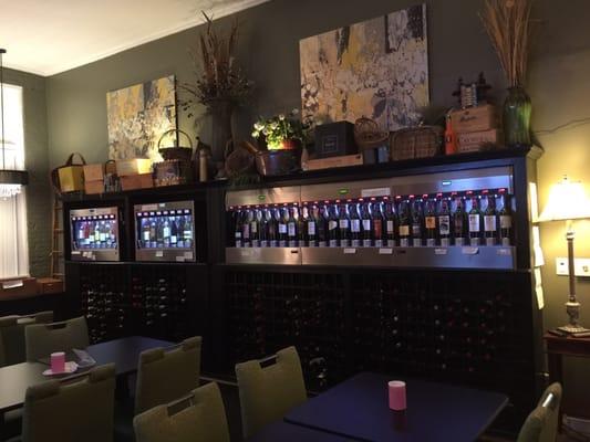 The wine selection at your service