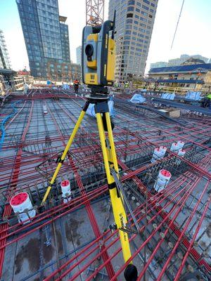 Site layout on a deck - Boylston Ave Seattle, WA