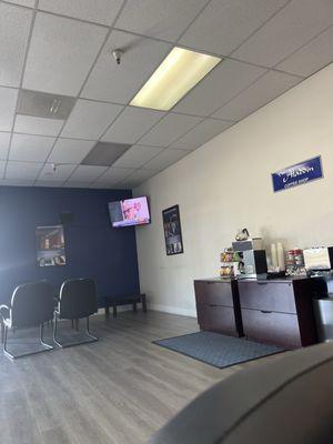 bar and waiting area