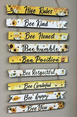 Bee Well House Rules! Love them!