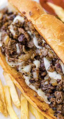 Ribeye Philly cheesesteak