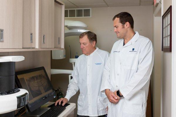 Dr. Howard & Dr. John - father & son in the dental field together!