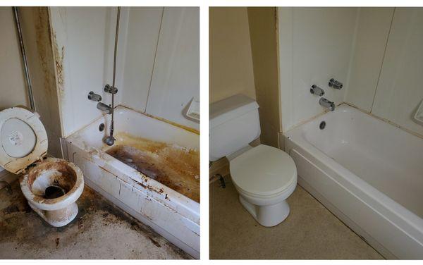 Sewage and biohazard cleaning.