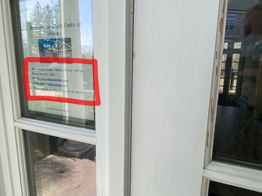 Close up of office hours- hmmmm? Not this year.