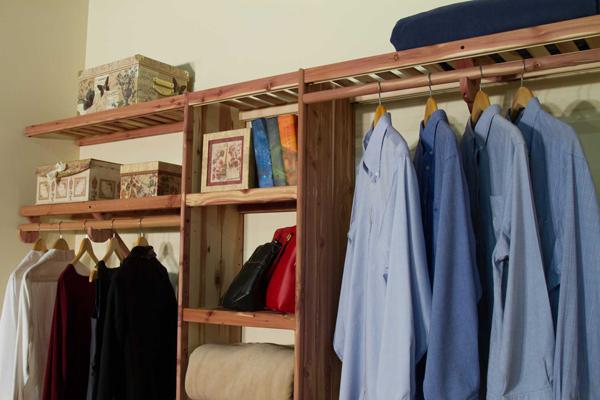 Cedar Closet Organizers.