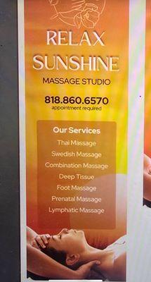 Relax Sunshine Massage Studio