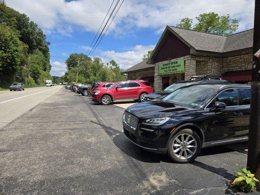 Parking is a little tight