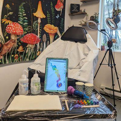 The inside look of my tranquil space.