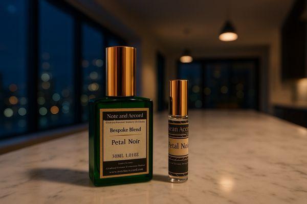 My first custom scent which I named, formulated and bottled.