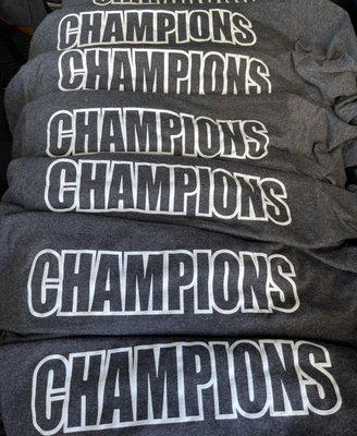 Champions Logo bc our team won a tournament championship
