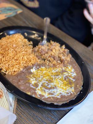 Side of Rice a la Carte and Side of Beans a la Carte