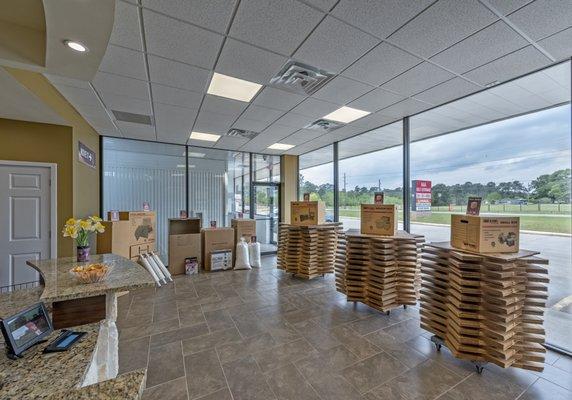 Moving supplies available.