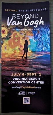 This is the front page of their info sheet. Photo taken July 6, 2023.